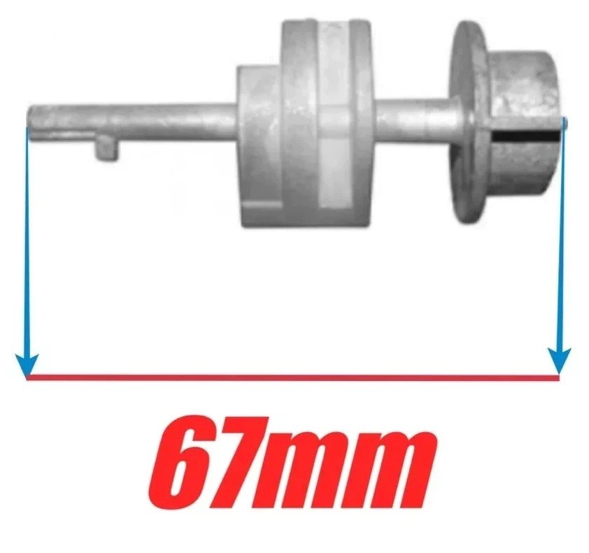 ISO6ITS8531 CURTO - EXCENTRICO CURTO DA TRAVA DIRECAO PALIO/ SIENA/ STRADA (EMB. COM 01 PECA - VALOR UNITARIO)