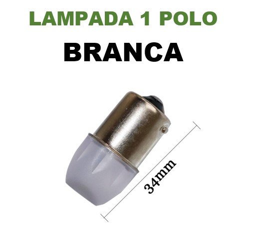 ISO14LLLT 1141 BC 12 - LAMPADA LED 12V BRANCO - 1 POLO 67/ 1003/ 1141/ 1156 CERAMICA (EMB. 01 PC- VALOR UNITARIO) - PC ISO14LLLT 1141 BC 12 - LAMPADA LED 12V BRANCO - 1 POLO 67/ 1003/ 1141/ 1156 CERAMICA (EMB. 01 PC- VALOR UNITARIO) - PC
