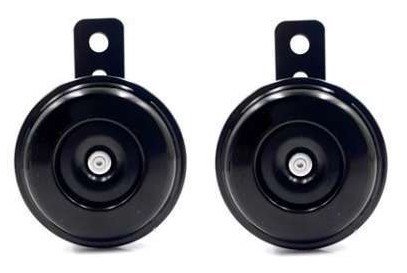 ISO26B4.8730 12V - BUZINA UNIVERSAL PAQUERINHA 12V DUPLA CAMINHAO/ ONIBUS 92MM - 420/350 HZ (EMB. COM 02 PECAS - VALOR DO PAR) - PC
