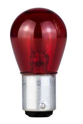 ISO26L5.008 12V - LAMPADA HALOGENA 21/5W 12V 2 POLOS PY VERMELHA BAW15D (EMB. COM 10 PECAS - VALOR UNITARIO) - PC
