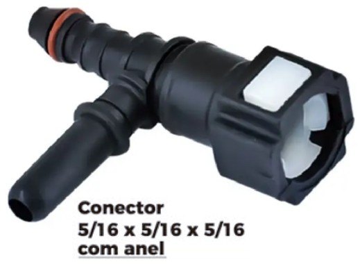ISO1905609 - CONECTOR 5/16 X 5/16 X 5/16 - COM ANEL (EMB. COM 01 PECA - VALOR UNITARIO) - PC