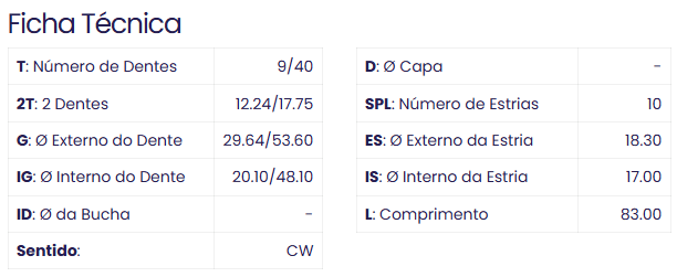 99.0818.0 - IMP. PART. NIPODENSO/ COROLLA/ HONDA CIVIC/ ACCORD - PC