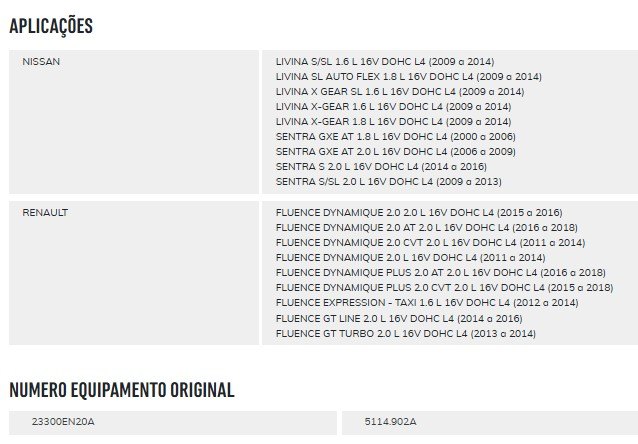 KIT SC2294-STD   - KIT BUCHA PARTIDA NISSAN, LIVINA, SENTRA, RENAULT, FLUENCE, ESTE KIT É COMPOSTO POR: 1 - BUCHA SC3469-STD, 1 - BUCHA SC2023-STD, 1 - BUCHA SC3470-STD, 1 - BUCHA SC3471-STD - KIT