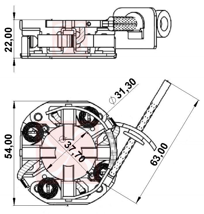 A-028-12V - PORTA ESCOVA PARTIDA 12V DENSO EMPILHADEIRAS - PC A-028-12V - PORTA ESCOVA PARTIDA 12V DENSO EMPILHADEIRAS - PC