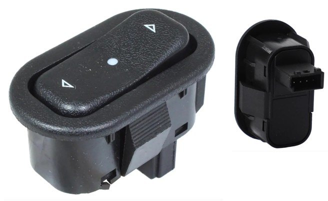 ISO17I34700 - INTERRUPTOR VIDRO ELETRICO GM/ ASTRA/ MERIVA/ ZAFIRA- SIMPLES 4 TERMINAIS - PC