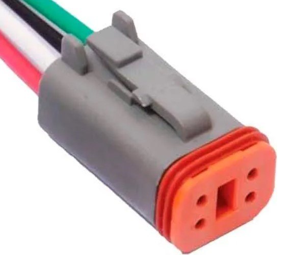 C304.5894 - CHICOTE 04 VIAS SENSOR TEMPERATURA DEUTSCH AGRICOLA (EMB. COM 01 PECA - VALOR UNITARIO) - PC