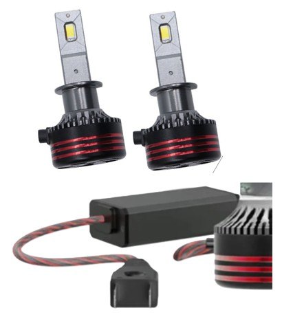 ISO14LFM7 H7 12V - KIT LAMPADA LED M7 H7 12V 45W 6500K - SUPER CAMBUS - CHIP CSP (EMB. COM 02 PCS - VALOR DO PAR) - KIT