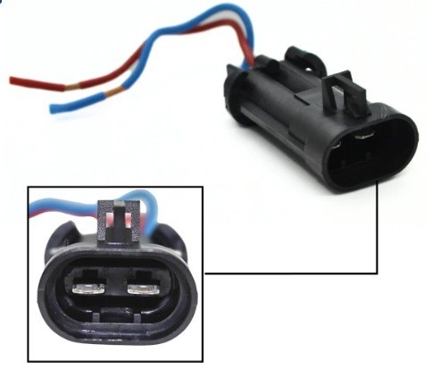 ISO17CH02.9771 - CHICOTE 02 VIAS ELETROVENTILADOR PALIO/ FIESTA/ ZAFIRA/ ASTRA/ CORSA - CP ETE7771 (EMB. COM 01 PECA - VALOR UNITARIO) - PC