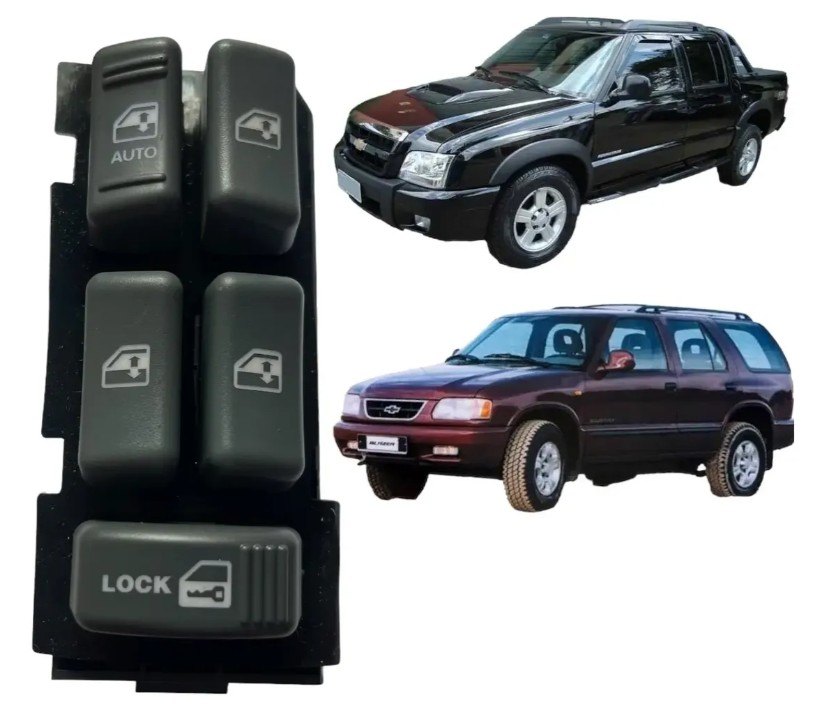 ISO17I31362 LE - INTERRUPTOR VIDRO ELETRICO LE QUADRUPLO GM S10/ BLAZER - COM TRAVA (EMB. COM 01 PECA - VALOR UNITARIO) - PC ISO17I31362 LE - INTERRUPTOR VIDRO ELETRICO LE QUADRUPLO GM S10/ BLAZER - COM TRAVA (EMB. COM 01 PECA - VALOR UNITARIO) - PC