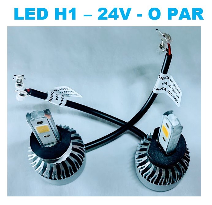 ISO14LFV24 H1 24V - KIT LAMP. FAROL LED 24V- H1/ 36W/ 280000LM/ 6500K (EMB. COM 02 PC- VALOR DO PAR) - KIT ISO14LFV24 H1 24V - KIT LAMP. FAROL LED 24V- H1/ 36W/ 280000LM/ 6500K (EMB. COM 02 PC- VALOR DO PAR) - KIT