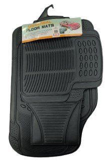 ISO14XAL004 3PC - TAPETE BORRACHA 3 PECAS UNIVERSAL - COR PRETA (EMB. 03 PC- VALOR DO KIT) - JG