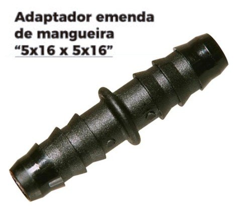 ISO1905105 - ADAPTADOR RETO EMENDA DE MANGUEIRA 5/16 X 5/16 (EMB. COM 01 PECA - VALOR UNITARIO) - PC