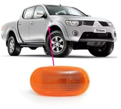 ISO1906518 AM - LANTERNA COM LED- LATERAL L200/ TR4 AMBAR (EMB. COM 01 PECA - VALOR UNITARIO) - PC