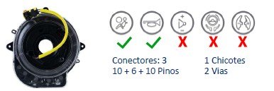 ISO26D1.0067 - CINTA AIRBAG FIAT TORO 15 A 17, COMPASS, RENEGADE (EMB. COM 01 PECA - VALOR UNITARIO)  - PC