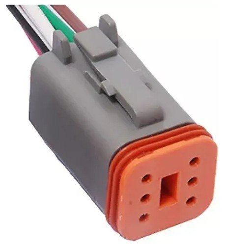 ISO17CH06.5904 - CHICOTE 06 VIAS SENSOR PEDAL VOLVO/ LINHA DEUSTCH/ AGRICOLA/ CAMINHOES E ONIBUS/ SENSOR BORBOLETA TPS (EMB. COM 1 PECA - VALOR UNITARIO) - PC