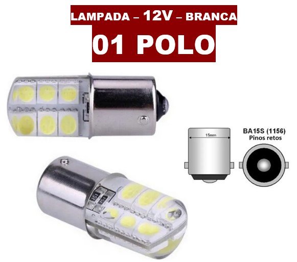 ISO14LLSIL 1141 12V - LAMPADA LED 1141 12V - 1 POLO SILICA GEL (EMB. 01 PC- VALOR UNITARIO) - PC