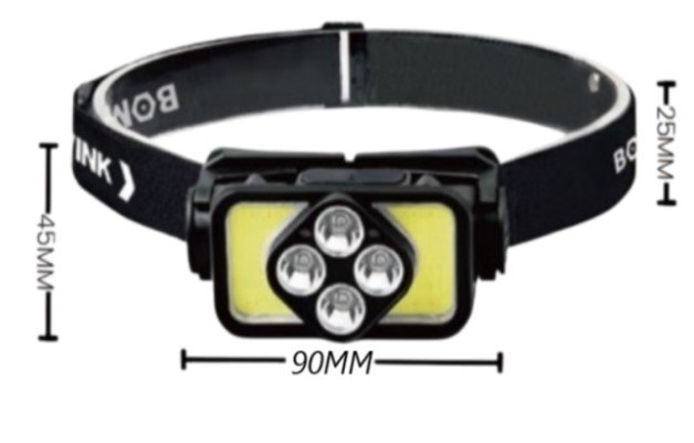 ISO6CB4015 - LANTERNA DE CABECA LED COM OPCAO DE VERMELHO (EMB. COM 1 PEÇA - VALOR UNITARIO) - PC