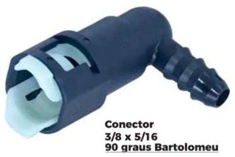 ISO1905604 - CONECTOR 90 GRAU- BARTOLOMEU 3/8 X 5/16 (EMB. COM 01 PECA - VALOR UNITARIO) - PC ISO1905604 - CONECTOR 90 GRAU- BARTOLOMEU 3/8 X 5/16 (EMB. COM 01 PECA - VALOR UNITARIO) - PC