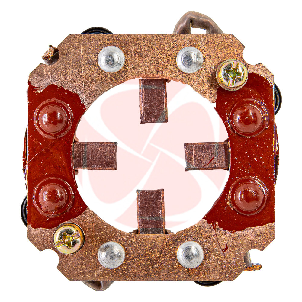 A-972-12V - PORTA ESCOVA PARTIDA ISKRA/ JOHN DEERE/ VALTRA 685C/ 685F C/ MOTOR MWM - PC