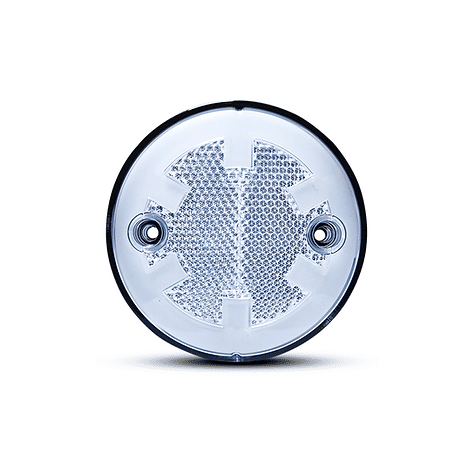 ISO20046 CR 12/24V - LANTERNA LATERAL APOLO 85MM - CRISTAL 12/24V - SEM SUPORTE - PC