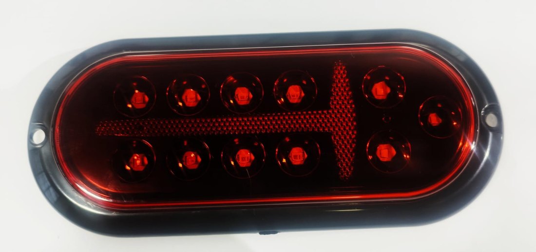 ISO17T1023 VM 12/24 - LANTERNA TRASEIRA CARRETINHA VERMELHA 12/24V BIVOLT (EMB COM 01 PEÇA - VALOR UNITARIO) - PC