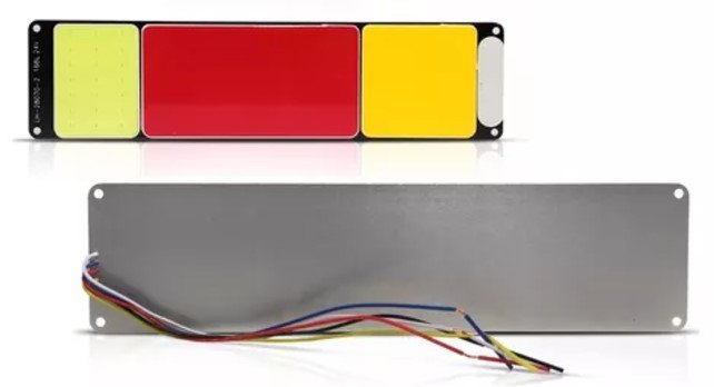 ISO14LS08 TRI 24V - LANTERNA UNIV. TRAS. 24V TRICOLOR 28X7CM (EMB. COM 01 PC- VALOR UNITARIO) - PC ISO14LS08 TRI 24V - LANTERNA UNIV. TRAS. 24V TRICOLOR 28X7CM (EMB. COM 01 PC- VALOR UNITARIO) - PC