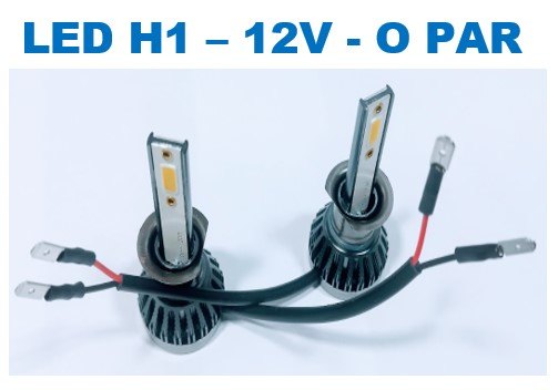 ISO14LFY3 H1 12V - KIT LAMPADA FAROL LED 12V H1 MINI 36W 20000LM 6500K (EMB. COM 02 PC- VALOR DO PAR) - KIT