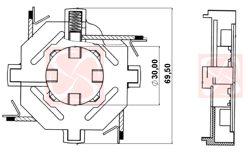 A-327 12V - PORTA ESCOVA PARTIDA DENSO COROLLA/ FIESTA/ FIT/ CIVIC/ - PC A-327 12V - PORTA ESCOVA PARTIDA DENSO COROLLA/ FIESTA/ FIT/ CIVIC/ - PC