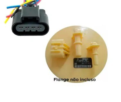 ISO17CH04.9719 - CHICOTE 04 VIAS TAMPA BOMBA COMBUSTIVEL GM/ S10/ BLAZER DIESEL/ FAROL CAPTIVA (EMB. COM 1 PECA - VALOR UNITARIO) - PC