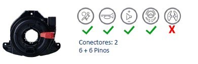ISO26D1.0082 - CINTA AIRBAG VW FOX 14 A 19, UP 14 A 20, SPACEFOX, SAVEIRO ( EMB. COM 01 PECA - VALOR UNITARIO) - PC ISO26D1.0082 - CINTA AIRBAG VW FOX 14 A 19, UP 14 A 20, SPACEFOX, SAVEIRO ( EMB. COM 01 PECA - VALOR UNITARIO) - PC