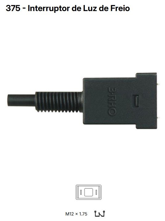 RHO0375 - INT. FREIO ESCORT/ VERONA/ APOLLO - PC