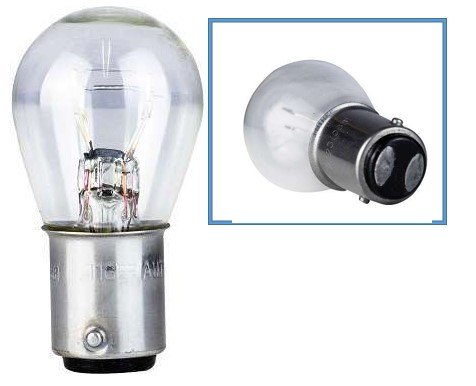 ISO26L5.004 12V - LAMPADA HALOGENA 1034 21/5W 12V 2 POLOS (EMB. COM 10 PECAS - VALOR UNITARIO) - PC ISO26L5.004 12V - LAMPADA HALOGENA 1034 21/5W 12V 2 POLOS (EMB. COM 10 PECAS - VALOR UNITARIO) - PC