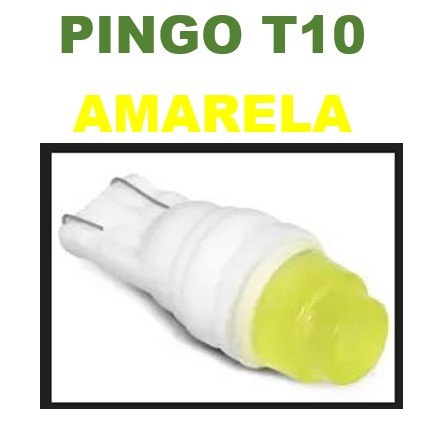 ISO14LPT 2821 AM 12V - LAMPADA LED PINGO T10/2821 12V AMARELO (EMB. 01 PC- VALOR UNITARIO) - PC