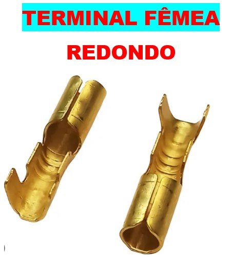 ISO1900028 - TERMINAL FEMEA REDONDO (50 PCS - VALOR UNIT) - PC ISO1900028 - TERMINAL FEMEA REDONDO (50 PCS - VALOR UNIT) - PC