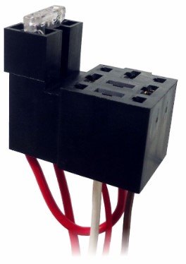 ISO107512 12/24V - SOQUETE PARA RELE DE 5 TERMINAIS 12/24V COM FUSIVEL (EMB. COM 01 PC - VALOR UNITARIO) - PC