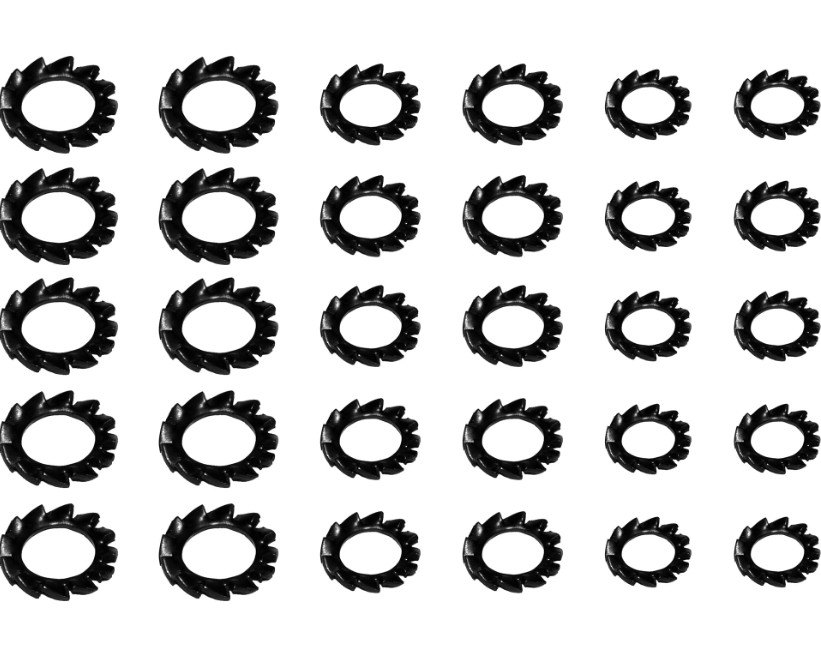 GB31001 - KIT DE ARRUELAS DENTADAS PARA MASSA (NEGATIVO) DE 4,5 E 6MM UNIVERSAL (EMB. COM 01 KIT - VALOR KIT) - KIT