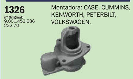 CP1326 - MANCAL PARTIDA VW 13-210/ 22-210 M CUM-6C 8,3L (EMB. COM 1 PEÇA - VALOR UNITARIO) - PC CP1326 - MANCAL PARTIDA VW 13-210/ 22-210 M CUM-6C 8,3L (EMB. COM 1 PEÇA - VALOR UNITARIO) - PC