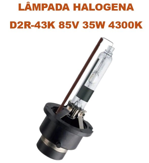 ISO14LXD2R-43K - LAMPADA HALOGENA D2R-43K 85V 35W 4300K (EMB. COM 01 PECA - VALOR UNITARIO) - PC ISO14LXD2R-43K - LAMPADA HALOGENA D2R-43K 85V 35W 4300K (EMB. COM 01 PECA - VALOR UNITARIO) - PC