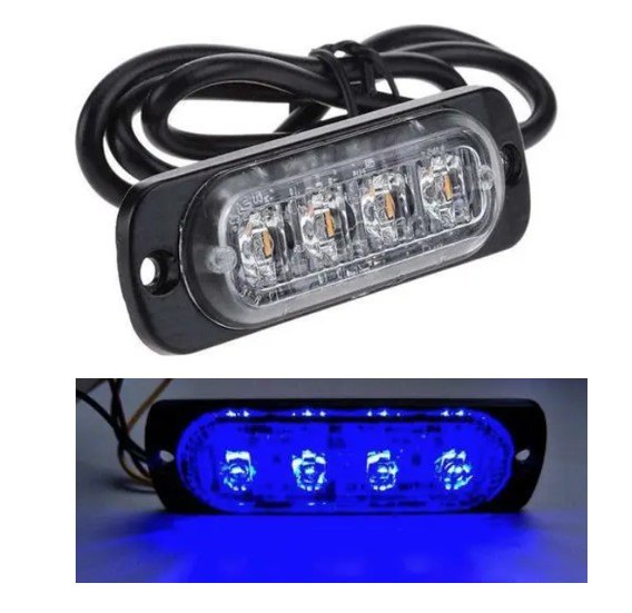 ISO17SF6020 AZ 12/24 - SINALIZADOR LED 12/24V 4K FLASH AZUL 3 FIOS STROBO (EMB. COM 01 PECA- VALOR UNITARIO) - PC ISO17SF6020 AZ 12/24 - SINALIZADOR LED 12/24V 4K FLASH AZUL 3 FIOS STROBO (EMB. COM 01 PECA- VALOR UNITARIO) - PC