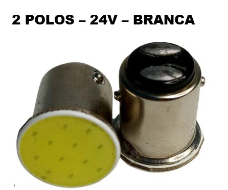 ISO14LLCOB 1034 24V - LAMPADA 1034/ 1157 24V R5W COB PLANA 3W 2 POLO (EMB. 01 PC- VALOR UNITARIO) - PC ISO14LLCOB 1034 24V - LAMPADA 1034/ 1157 24V R5W COB PLANA 3W 2 POLO (EMB. 01 PC- VALOR UNITARIO) - PC
