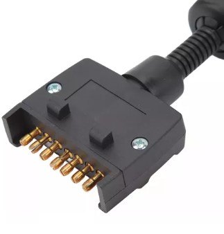 ISO17TM7028 - TOMADA POLARIZADA CONECTOR CARRETINHA 7 PINOS FORD/ GM/ RANGER/ S10/ MAVERIK/ RAM/ MUSTANG (EMB. COM 01 PECA- VALOR UNITARIO) - PC