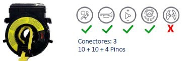 ISO26D1.0027 - CINTA AIRBAG IX35 10 A 15, TUCSON, CERATO, SOUL (EMB. COM 01 PECA - VALOR UNITARIO) - PC ISO26D1.0027 - CINTA AIRBAG IX35 10 A 15, TUCSON, CERATO, SOUL (EMB. COM 01 PECA - VALOR UNITARIO) - PC