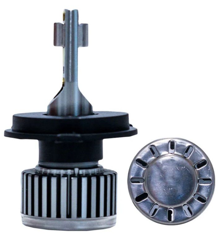 ISO14LFR8 H4 12V - KIT LAMPADA LED R8 H4 12V 30000LM 42W 6500K (EMB. COM 02 PC- VALOR DO PAR) - KIT ISO14LFR8 H4 12V - KIT LAMPADA LED R8 H4 12V 30000LM 42W 6500K (EMB. COM 02 PC- VALOR DO PAR) - KIT