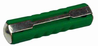 ISO103110-08 - FUSIVEL LOUCA VERDE TIPO EUROPEU - 8A 25MM (EMB. COM 10 PCS - VALOR UNITARIO) - PC