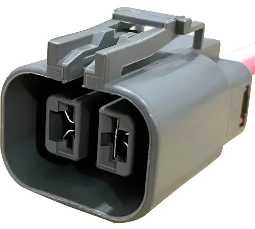 ISO17CH02.5910 - CHICOTE 02 VIAS DO REGULADOR DE VOLTAGEM MITSUBISHI/ FIO 4 MM/ FEMEA/ 2,8MM (EMB. COM 01 PEÇA - VALOR UNITARIO) - PC