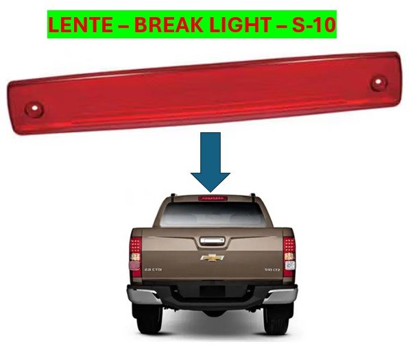 ISO1907301 VM - LENTE BREAK LIGHT VM S10 12/... (EMB. COM 01 PECA - VALOR UNITARIO) - PC ISO1907301 VM - LENTE BREAK LIGHT VM S10 12/... (EMB. COM 01 PECA - VALOR UNITARIO) - PC