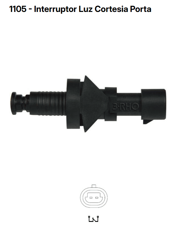 RHO1105 - INT. LUZ CORTESIA PORTA MB >89... - UN