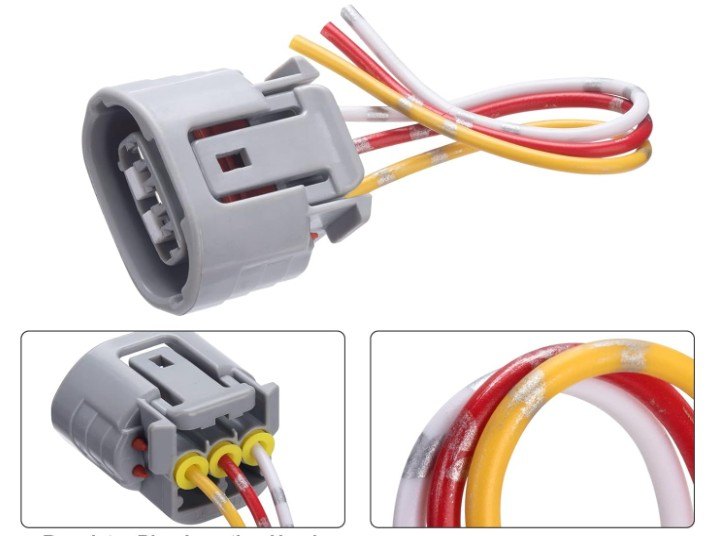 ISO17CH03.5991 - CHICOTE 03 VIAS REGULADOR DE VOLTAGEM E BOBINA COROLLA/ HONDA CIVIC/ GM TRACKER/ SUZUKI/ VITARA/ FIAT UNO/ NISSAN (EMB. COM 01 PECA - VALOR UNITARIO) - PC