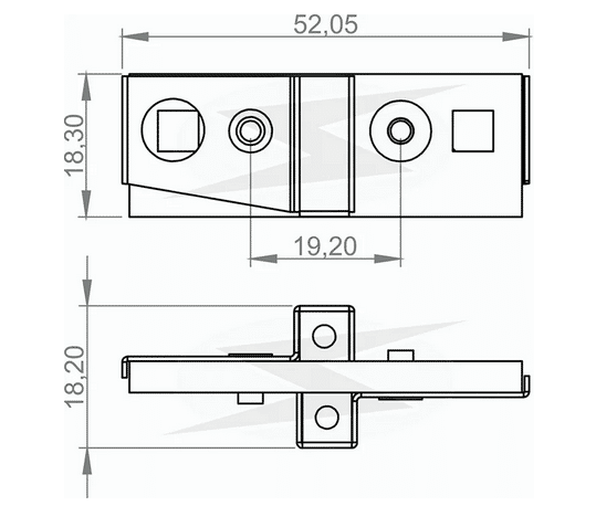 UF-2.202/2 12V - PORTA ESCOVA ALTERNADOR BOSCH CORCEL/ F1000/ F4000/ TRATOR - PC