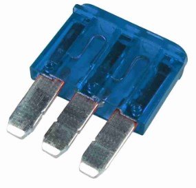 ISO103178-15 - FUSIVEL MICRO LAMINA 3 TERM .15A - AZUL (EMB. COM 01 PC- VALOR UNITARIO) - PC